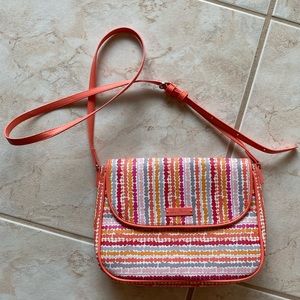 Vera Bradley crossbody Confetti Stripe design